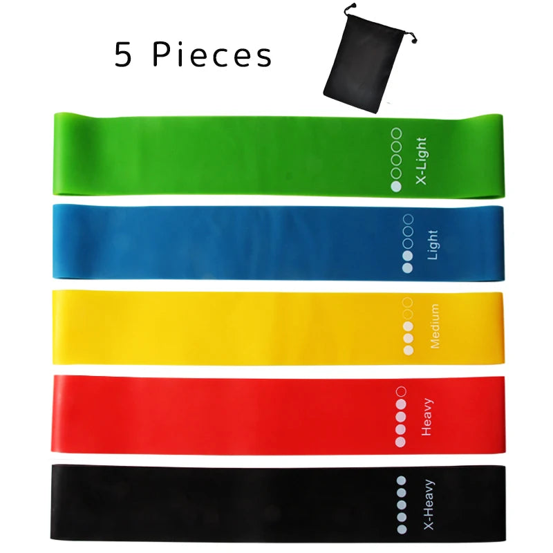 5Pcs/Set Resistance Bands